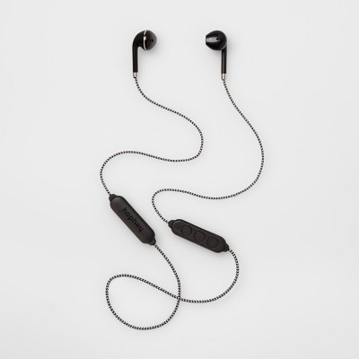 Bluetooth Wireless Braided Earbuds - heyday&#8482; Gold/Black