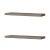 Vynxaria Floating Shelf, Minimalist Design, Taupe Finish, 31.5" Wide - 2 of 4