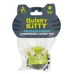 Quirky Kitty Triceratops Compressed Catnip Bobble Cat Toy