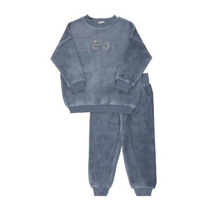 Aurora - 2-Piece Tracksuit for Toddler/Kids -Velour Bicycle Collection - 1 of 3