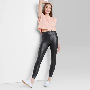 SPANX, Pants & Jumpsuits, Spanx X Faux Leather Leggings Black Plus Size 1x  Style No 2437p