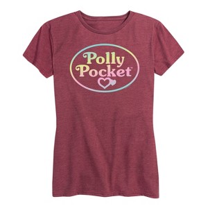 Women's - Polly Pocket - Polly Pocket Ombre Logo Short Sleeve Graphic T-Shirt - 1 of 4