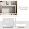 Console Table With 4 Drawer Modern Console Table Sturdy Stable Entryway Sofa Table Coffee Bar Cabinet Easy To Assemble For Living Room Hallway Bedroom - 4 of 4