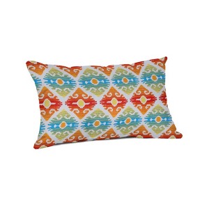 Casual Cushion Patterned 1-Piece Indoor/Outdoor Lumbar Pillow, 19"W x 12"L - 1 of 4