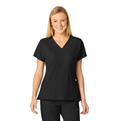 Wink W123 Women's Flex Back Stylized V-Neck Scrub Top