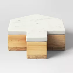 Marble and Wood Dreidel Box - Threshold™