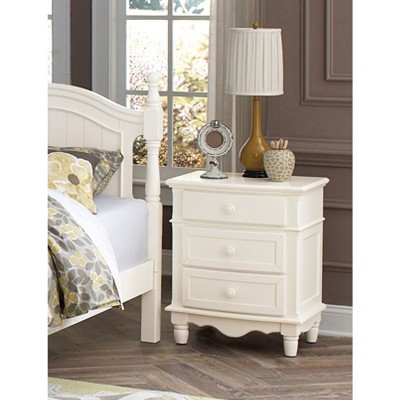 NicBex Nightstand with Drawers,Side Table with Wood Frame and Pulls,Modern Bedside Table for Bedroom,Living Room