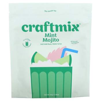 Craftmix Cocktail Mix Packets, Mint Mojito, 12 Packets, 2.96 oz (84 g)