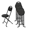Kumasinova 4/2PCS Outdoor Folding Chairs with Cushion,Comfortable Folding Chair with Backrest,Portable Chair for Indoor/Outdoor,Collapsible Chair Set - 4 of 4