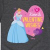 Girls' - Disney Princess - Kisses and Valentine Wishes Short Sleeve Graphic T-Shirt - 2 of 4