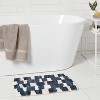 17"x24" Watercolor Blocks Flannel Cushion Bath Rug - Room Essentials™ - 2 of 4