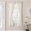 Ellis Classic Tailored Design in a Perma Press Fabric 1.5" Rod Pocket Tailored Pair Natural - 2 of 4