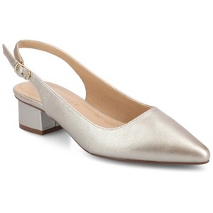 Journee Women's Sylvia Medium and Wide Width Pumps - 1 of 4