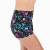 Calypsa Women's Chlorine Resistant High Waisted Swim Shorts - 2 of 3
