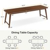 Resenkos Computer Desk, Office Desk, Study Desk,2-Person Computer Desk, 78.7" Executive Desk Study Work Table,Brown - 2 of 4