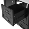 INFURNIC Vanity Tables, Functional Compact Space Saving Bathroom Vanity with Advanced Features for Small Bathrooms, Black, 18.3"*24"*34.3" - 4 of 4