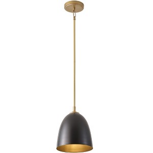 Modern Black and Gold Pendant Light Fixture for Kitchen Island Dining Room Bar Lighting - 1 of 4