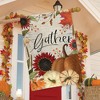 Gather Autumn House Flag Thanksgiving Floral Inspirational 28" x 40" Briarwood Lane - 4 of 4