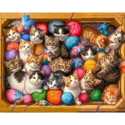 Springbok - CATS Cats Cats Cats CATS! - Jigsaw Puzzle - 1000 Pc...
