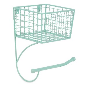 Design Imports Aqua Farmhouse Toilet Paper Holder - 1 of 4