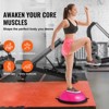 VEVOR Half Exercise Ball Trainer, 26 inch Balance Ball Trainer, 1500lbs Capacity Stability Ball, Yoga Ball with Resistance Bands & Foot Pump - 3 of 4