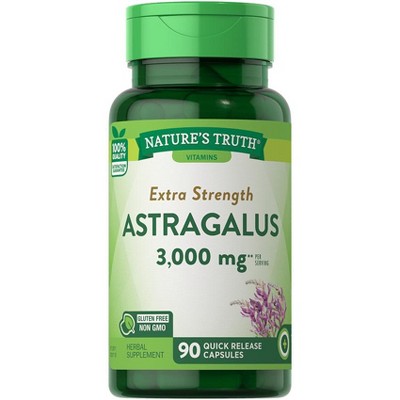 Nature's Truth Astragalus Root Extract 3000mg | 90 Capsules