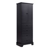 NicBex Bathroom Cabinet with 2 Doors&4 Drawers,Bathroom Floor Cabinet with Adjustable Shelves,Freestanding Storage Cabinet for Bathroom/Office - 2 of 4
