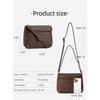 BEAFUP Women's Medium Crossbody Bag - A Stylish and Functional Shoulder Handbag with Multi-Zipper Pockets, Perfect for Everyday Use - 3 of 4