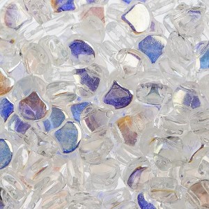 John Bead Matubo 50g Czech Glass 7.5mm Crystal AB #00030-28701 Gingko Leaf Beads for DIY Jewelry Necklace Bracelets Making - 1 of 2