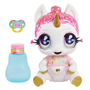 MGA Glitter Babyz Unicorn Baby Doll with Magical Color Changes - 1 of 4