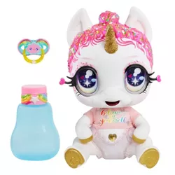 MGA Glitter Babyz Unicorn Baby Doll with Magical Color Changes