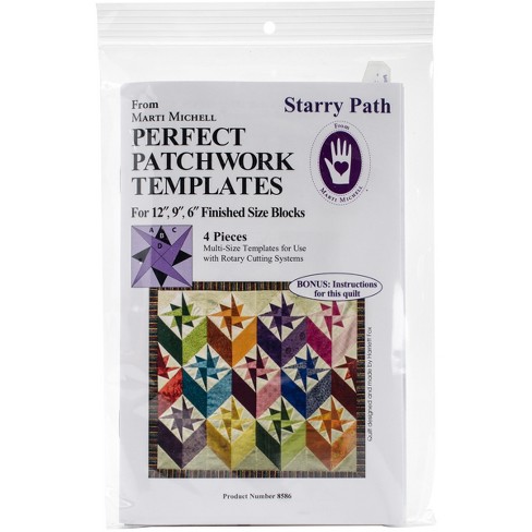 Marti Michell Starry Path Template Set-4/Pkg - image 1 of 2