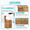 BestMassage Laundry Basket 90/110L Foldable Rattan Laundry Hampers with Lid and Laundry Bags - 4 of 4