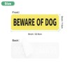 Unique Bargains Indoor Outdoor Yard Home Acrylic Self-adhesive Durable Beware of Dog Sign 3x9 Inch - 3 of 4