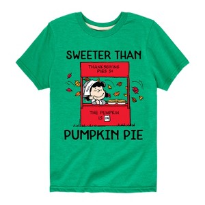 Boys' - Peanuts - Sweeter Than Pumpkin Pie Short Sleeve Graphic T-Shirt - 1 of 4