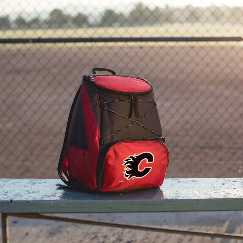 NHL Calgary Flames PTX Backpack Cooler - Red, 3 of 4
