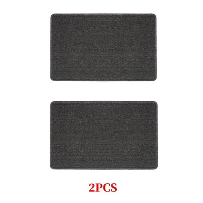DOMETOUR 2pc Kitchen Rug 31.5X17.3 inch, Kitchen Mats Non Skid Washable for Kitchen Sink Side Mats, Aisle Rugs, Hallway Rugs
