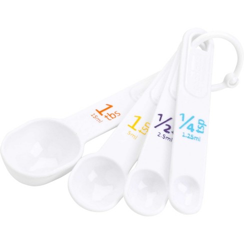 6pc Tritan Plastic Measuring Spoons Clear - Figmint™ : Target