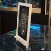 Emma and Oliver Rustic Vintage Tabletop or Wall Hanging Chalkboard with Magnetic Surface and Folding Legs - 4 of 4