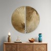 LIVN CO. 2-Piece Gold Half-moon Metalic Wall Decor Set - 2 of 4