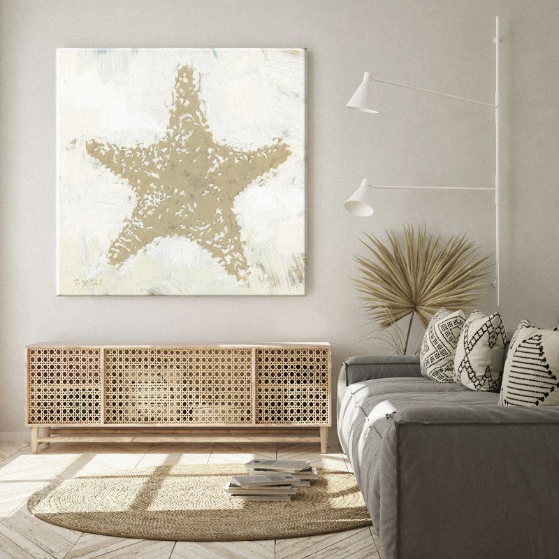 Sullivans Darren Gygi Starfish Silhouette Giclee Wall Art, Gallery Wrapped, Handcrafted in USA, Wall Art, Wall Decor, Home Décor, Handed Painted, 2 of 6