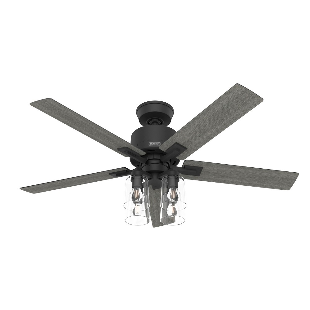 Photos - Air Conditioner 52" Wi-Fi Techne Ceiling Fan with Light Kit and Handheld Remote ((Includes