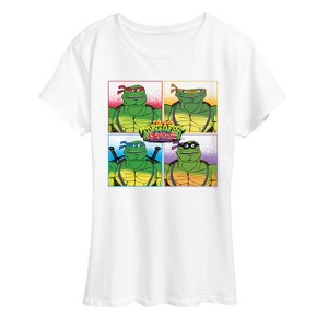 Women's - Teenage Mutant Ninja Turtles - TMNT Group Short Sleeve Graphic T-Shirt - 1 of 4