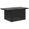 vidaXL 7 Piece Patio Sofa Set with Cushions Black Poly Rattan - 3 of 4