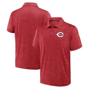 MLB Cincinnati Reds Men's Heather Polo T-Shirt - 1 of 4