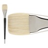 Creative Mark Pro Stroke Premium White Chungking Hog Bristle Artist Paint Brush - Flat - Natural Bristle Brush w/ Great Control Suitable for Oils, - 2 of 4