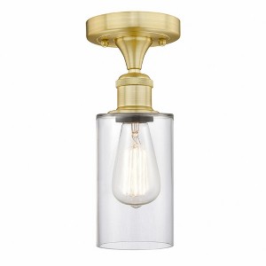 Clymer - 1 Light Semi-Flush Mount In Art Deco Style-9.63 Inches Tall and 3.88 Inches Wide - 1 of 1