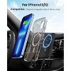 HANPURE Magnetic Wireless Car Charger 18W Compatible with Mag-Safe Car Mount Charger for iPhone 14/13/12 Series Black - 2 of 4