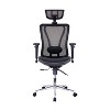 Techni Mobili High Back Executive Mesh Office Chair: Lumbar Support & Adjustable Arms - 3 of 4