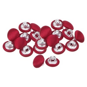 Unique Bargains Cloth Covered Aluminum Sewing Buttons 20 Pcs - 1 of 4